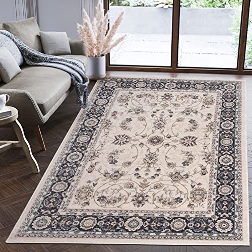 Mazovia Orientalisch Teppich - Traditioneller Teppich für Wohnzimmer, Esszimmer - Orient Teppiche Ornament - ÖKO-TEX Wohnzimmerteppich Beige Grau - 180 x 250 cm von Mazovia