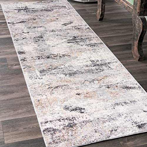 Mazovia Teppich Läufer Flur - Modern Teppichläufer – Kurzflor, Weich - für Vorzimmer Eingangsbereich Schlafzimmer Küche Korridor - Abstrakt Muster - 60 cm Breite Grau Beige 1 60 x 225 cm Mazovia Teppich Läufer Flur - Modern Teppichläufer – Kurzflor, Weich - für Vorzimmer Eingangsbereich Schlafzimmer Küche Korridor - Abstrakt Muster - 60 cm Breite Grau Beige 1 60 x 225 cm von Mazovia