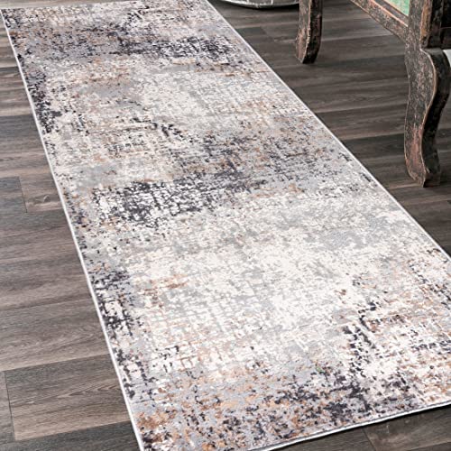 Mazovia Teppich Läufer Flur - Modern Teppichläufer – Kurzflor, Weich - für Vorzimmer Eingangsbereich Schlafzimmer Küche Korridor - Abstrakt Muster - 60 cm Breite Grau Beige 3 60 x 100 cm Mazovia Teppich Läufer Flur - Modern Teppichläufer – Kurzflor, Weich - für Vorzimmer Eingangsbereich Schlafzimmer Küche Korridor - Abstrakt Muster - 60 cm Breite Grau Beige 3 60 x 100 cm von Mazovia