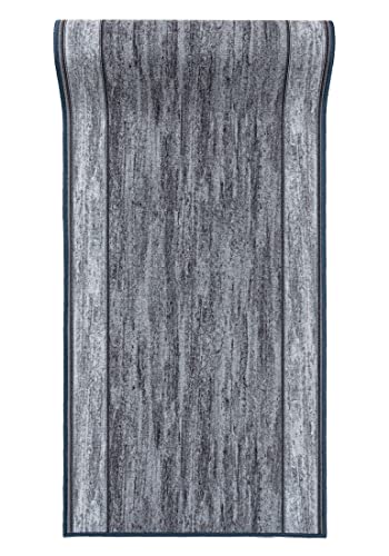 Mazovia rutschfest Teppich Läufer Flur - Modern Muster Teppichläufer - Kurzflor Flurläufer für Vorzimmer, Schlafzimmer, Küche - ÖKO-TEX Zertifiziert - Meterware Grau - 80 x 300 cm Mazovia rutschfest Teppich Läufer Flur - Modern Muster Teppichläufer - Kurzflor Flurläufer für Vorzimmer, Schlafzimmer, Küche - ÖKO-TEX Zertifiziert - Meterware Grau - 80 x 300 cm von Mazovia