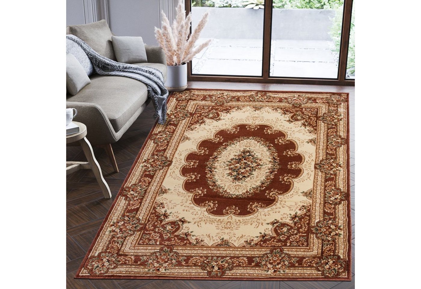 Orientteppich Oriente Teppich - Traditioneller Teppich Orient Braun, Mazovia, 60 x 100 cm, Geeignet für Fußbodenheizung, Pflegeleicht, Wohnzimmerteppich von Mazovia