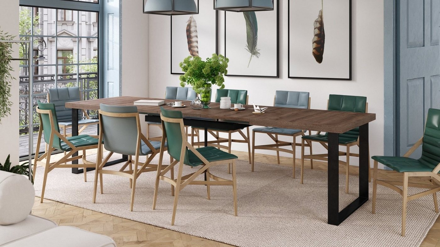 Mazzoni Esstisch Design Esstisch Avella Tisch ausziehbar 160 bis 310 cm von Mazzoni