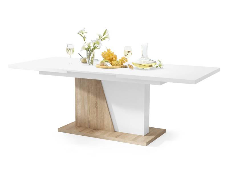 Mazzoni Esstisch Design Noble Noir Tisch ausziehbar 160 bis 218 cm von Mazzoni