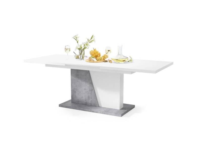 Mazzoni Esstisch Design Noble Noir Tisch ausziehbar 160 bis 218 cm von Mazzoni