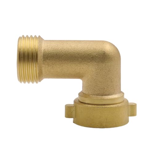 90 Grad Wasserschlauch Ellbogen für RV | 90 -Grad -Messinggarten -RV -Schlauchadapter | RV City Water Inlet Anschluss, Trinkwasserschlauchadapter, Ansaugschlauchrohrverschlähne Schlauch Ellbogen von Mbiyhgta