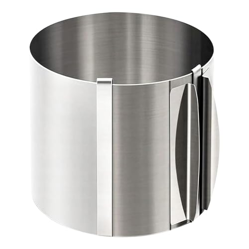 Backringe – runder Backrahmen, hohes Kuchenform-Set | Gebäckformwerkzeug, vielseitiges Dessert-Zubehör, stabile Küchenausstattung für Bäckerei-Arbeitsplatz, Dessertecke, Kochbereich von Mbiyhgta