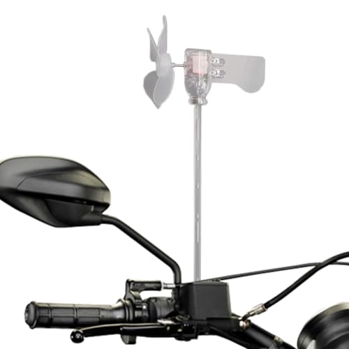 Mbiyhgta Beleuchtete Fahrraddekorationen, windbetriebene Acryl-Windmühle für Motorrad – transparentes Windspiel, wasserdichte dekorative Windräder für Innenhof, Garten Mbiyhgta Beleuchtete Fahrraddekorationen, windbetriebene Acryl-Windmühle für Motorrad – transparentes Windspiel, wasserdichte dekorative Windräder für Innenhof, Garten von Mbiyhgta