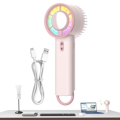 Elektrischer Lüfter tragbar - Ruhekühlung, Mini -Schreibtisch -Lüfter | Jsdoin Hand Hold Fan, tragbare Handheld USB -wiederaufladbare Fans, Tunise -Handheld -Fan -Handheld -Turbo -Fan für Home Office Elektrischer Lüfter tragbar - Ruhekühlung, Mini -Schreibtisch -Lüfter | Jsdoin Hand Hold Fan, tragbare Handheld USB -wiederaufladbare Fans, Tunise -Handheld -Fan -Handheld -Turbo -Fan für Home Office von Mbiyhgta