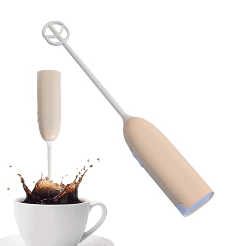 Handheldmilch Frother - abnehmbarer Edelstahl, wiederaufladbarer Milchfrother | Batteriebetriebener elektrischer Schaumhersteller tragbar, Getränkemischer 2 Edelstahl -Schneebesenspeicherschlauch für Handheldmilch Frother - abnehmbarer Edelstahl, wiederaufladbarer Milchfrother | Batteriebetriebener elektrischer Schaumhersteller tragbar, Getränkemischer 2 Edelstahl -Schneebesenspeicherschlauch für von Mbiyhgta