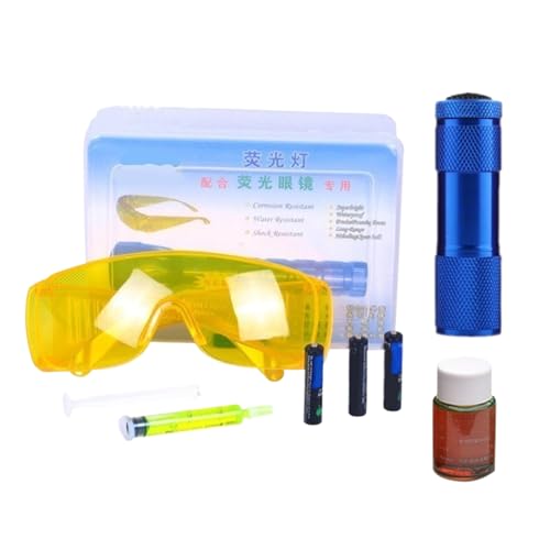 Lecketektor -Kit - Kühllaugung, Gasverlusttester | Indikator Freon Sniffer Flexible Sonde Klimaanlage Reparaturkit, Zubehör Ersatzfluoreszenzschutz für Lecketektor -Kit - Kühllaugung, Gasverlusttester | Indikator Freon Sniffer Flexible Sonde Klimaanlage Reparaturkit, Zubehör Ersatzfluoreszenzschutz für von Mbiyhgta