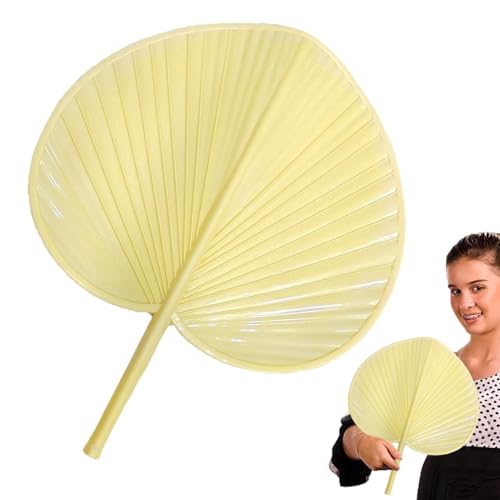 Mbiyhgta Handventilator,Paddel-Handventilator-traditioneller persönlicher Dieser Handfächer ist das perfekte Accessoire für den Sommer. Fächer, tragbarer Fächer für Party-Dekoration, Spiele im Freien, von Mbiyhgta