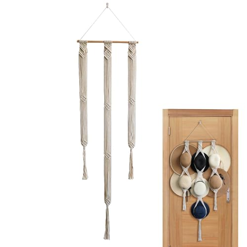 Mbiyhgta Hat Rack - Dekorative Bohemian, Handweberei | Hatt Rackk Makrame Hatthalter, Wallhangers Dekorative Bohemian -Weben und Cowboy Wide Brim Fedoras Caps Lösung für die Wandorganisation Mbiyhgta Hat Rack - Dekorative Bohemian, Handweberei | Hatt Rackk Makrame Hatthalter, Wallhangers Dekorative Bohemian -Weben und Cowboy Wide Brim Fedoras Caps Lösung für die Wandorganisation von Mbiyhgta