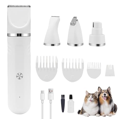 Mbiyhgta Haustier Pflegeset,4 In 1 Hundepflegeset Schere | Für Hunde Katzen Welpen Baden Indoor Pflegewerkzeug Mbiyhgta Haustier Pflegeset,4 In 1 Hundepflegeset Schere | Für Hunde Katzen Welpen Baden Indoor Pflegewerkzeug von Mbiyhgta