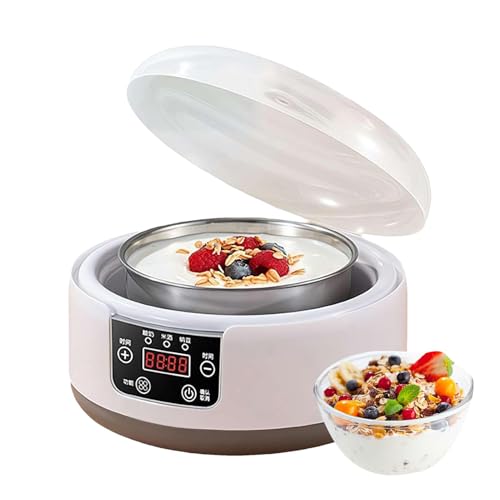 Mbiyhgta Joghurtmacher für zu Hause, Joghurt-Hersteller, automatischer Hersteller von digitalem Joghurt, Küchengeräte, konstante Temperaturregelung, von Mbiyhgta
