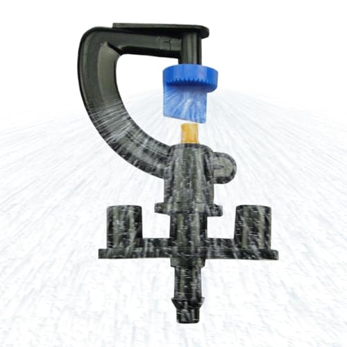 Mbiyhgta Kleine Bewässerungs-Sprühköpfe, Bewässerungskopf | Rotierende Düse, vielseitig einsetzbar, drehbarer Sprinkler | Weiche, verstellbare Rasensprühdüse für Sträucher, Gewächshäuser von Mbiyhgta