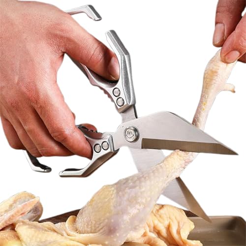Mbiyhgta Küchenschere | 2-in-1 Küchenhelfer Geflügelschere | Küchenhelfer mit Nussknacker für Kochen Anfänger Senioren Ente Grill Hähnchen Fleisch Mbiyhgta Küchenschere | 2-in-1 Küchenhelfer Geflügelschere | Küchenhelfer mit Nussknacker für Kochen Anfänger Senioren Ente Grill Hähnchen Fleisch von Mbiyhgta