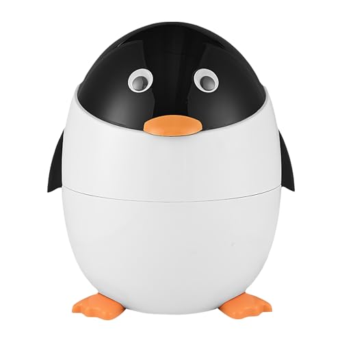 Mbiyhgta Mülldose mit Deckel - Penguin Wastrohre tragbar | Tierkorb kompakt für Heimatbadauto Küchentischtisch unter Schreibtisch Mbiyhgta Mülldose mit Deckel - Penguin Wastrohre tragbar | Tierkorb kompakt für Heimatbadauto Küchentischtisch unter Schreibtisch von Mbiyhgta