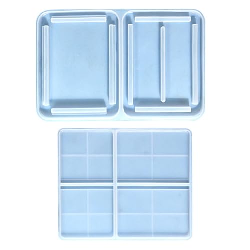 Mbiyhgta Taschentuchbox Gießharzform - Silikon-Aufbewahrungsbox-Form - Epoxidharz-Gussformen für Schmuckaufbewahrung, DIY-Serviettenbox, Heimdekoration von Mbiyhgta