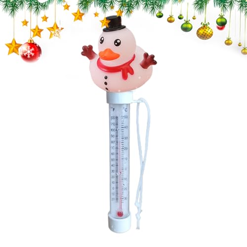 Pooltemperaturanzeige schweben | Entenkinder -Badetemperaturmesser einfach lesen mit Schnur, schwimmendes Entenwassertemperaturmesser für, Spa von Mbiyhgta