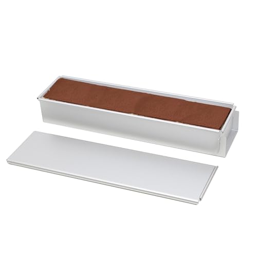 【Rechteckige Kuchenform, Rechteckige Backform - Alu-Schaumstoffform mit Deckel | Kastenform, abnehmbare Backform, Antihaftbeschichtung, für Kuchen, Kuchen m 【Rechteckige Kuchenform, Rechteckige Backform - Alu-Schaumstoffform mit Deckel | Kastenform, abnehmbare Backform, Antihaftbeschichtung, für Kuchen, Kuchen m von Mbiyhgta