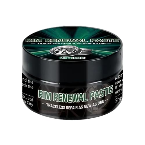 Rim Scratch Repair - Wheel Paint | Wheel Guard Rim Wax for Automotive Tire Maintenance, Quick & Easy Gloss Black Rim Scratch Repair Wheels Paint to Fix Scratches, Curb Damage von Mbiyhgta
