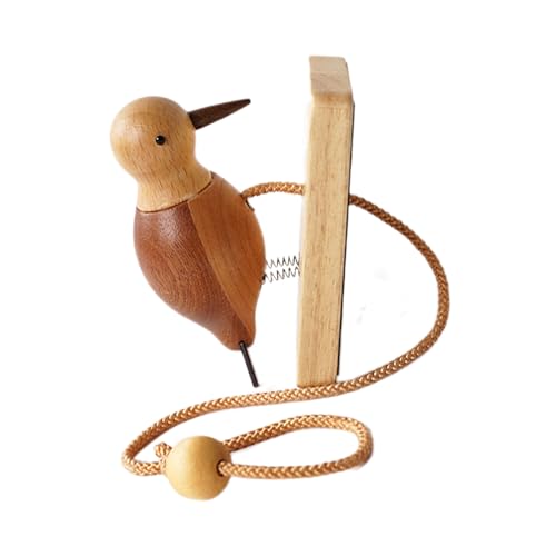 Specht Türklingel - vorne Eingangstür Klopfer | Antike Klopfer, wunderschön kreativ und Eingang, handgefertigte Holzglocke für den Eingang, der sich sicher haftet und reibungslos funktioniert von Mbiyhgta