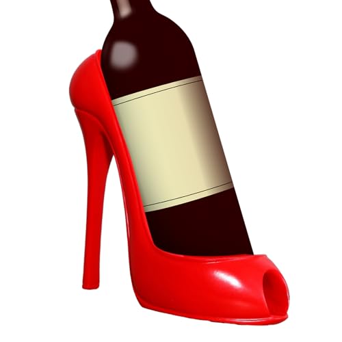 Tisch-Weinständer | Rotwein-Display-Ständer für High Heels, Zubehör für Geschenkkorb, Schreibtischaufbewahrung für Küchenabfälle von Mbiyhgta
