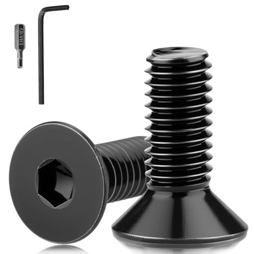 30 Stück Senkkopfschraube mit Innensechskant M5x10 mm Schrauben Edelstahl A2 V2A Flachkopfschrauben DIN 7991/ISO 10642 Senkkopf Schrauben Vollgewinde Senkschrauben für Möbe Geräte von Mbsomnus