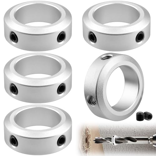 Mbsomnus 5 Stück Stellringe 16mm Klemmring ID 16mm AD 26mm Breite 10mm Stellringe Welle für Rad Axle Getriebe CNC-Maschinen Mbsomnus 5 Stück Stellringe 16mm Klemmring ID 16mm AD 26mm Breite 10mm Stellringe Welle für Rad Axle Getriebe CNC-Maschinen von Mbsomnus