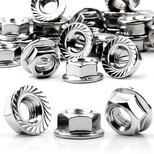 Mbsomnus 60 Stk Flanschmuttern M4 Mutter DIN 6923 Sechskantmutter mit Flansch und Sperrverzahnung Edelstahl A2 V2A Selbstsichernde Sechskant Muttern Bundmutter Regelgewinde Sperrzahnmutter Stopmuttern Mbsomnus 60 Stk Flanschmuttern M4 Mutter DIN 6923 Sechskantmutter mit Flansch und Sperrverzahnung Edelstahl A2 V2A Selbstsichernde Sechskant Muttern Bundmutter Regelgewinde Sperrzahnmutter Stopmuttern von Mbsomnus