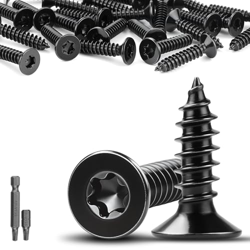Mbsomnus 70 Stück Holzschrauben Schwarz Senkkopf M4x30 mm Schrauben Edelstahl A2 V2A Akustikpaneele Schrauben Holzschrauben Torx Vollgewinde Selbstschneidende Spanplattenschrauben für Möbelmontage Mbsomnus 70 Stück Holzschrauben Schwarz Senkkopf M4x30 mm Schrauben Edelstahl A2 V2A Akustikpaneele Schrauben Holzschrauben Torx Vollgewinde Selbstschneidende Spanplattenschrauben für Möbelmontage von Mbsomnus