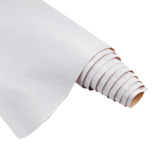 Mbsomnus Leder Reparatur Set Kunstleder Selbstklebend 200x10 cm Lederflicken Selbstklebend Beige Leder Patch für Autositz Sofa Ledermöbel Jacken Schuhe Taschen von Mbsomnus