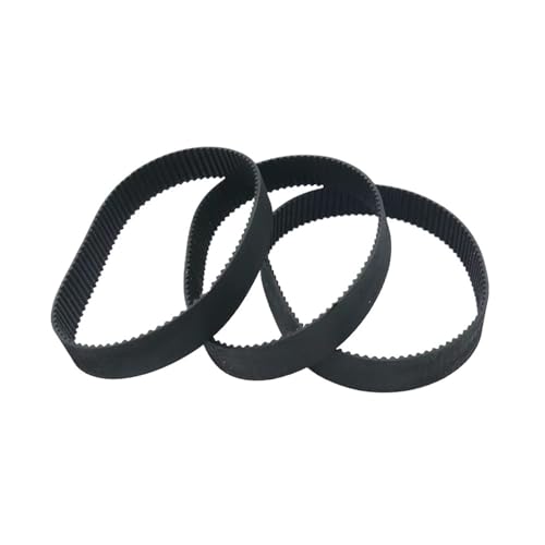 Gummi Riemenbreite 6 mm, Zahnriemenlänge 258 mm – 408 mm, Anzahl der Zähne 86 – 136, geschlossener Gummi-HTD3M-Synchronriemen 6 mm Übertragungskupplungs-Antriebsriemen(396mm) von Mbxpxe
