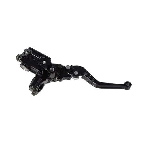 Mbxpxe Brems Kupplungshebel Aluminium Roller Einstellung Motorrad 7/8 "22mm CNC Hauptzylinder Hebel Hydraulische Bremspumpe Kupplung Griff Lenker HauptbremszylinderLenker(Black Right) von Mbxpxe