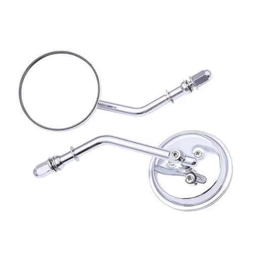 Mbxpxe Motorrad Rückspiegel 2 Stück 8 mm Schwarze runde Motorrad-Rückspiegel für Sportster Dyna XL883 1200 Bobber Chopper Motorradspiegel Bar Spiegel Mbxpxe Motorrad Rückspiegel 2 Stück 8 mm Schwarze runde Motorrad-Rückspiegel für Sportster Dyna XL883 1200 Bobber Chopper Motorradspiegel Bar Spiegel von Mbxpxe