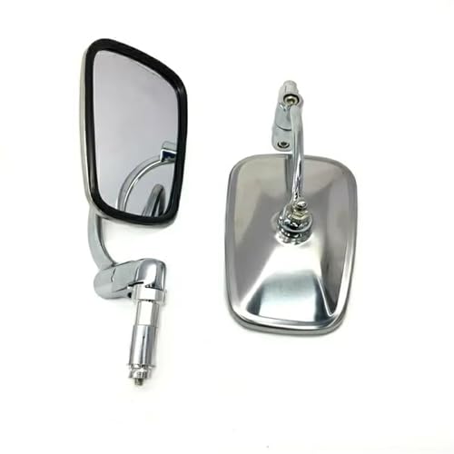 Mbxpxe Motorrad Rückspiegel 2-teilige Motorradspiegel 7/8 Zoll 22 mm Lenkerenden-Quadrat-Rückspiegel für Cruiser Chopper Old School Bobber Bar Spiegel Mbxpxe Motorrad Rückspiegel 2-teilige Motorradspiegel 7/8 Zoll 22 mm Lenkerenden-Quadrat-Rückspiegel für Cruiser Chopper Old School Bobber Bar Spiegel von Mbxpxe