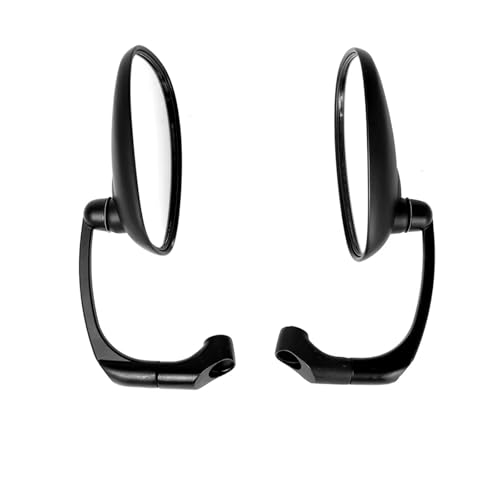 Mbxpxe Motorrad Rückspiegel 360 ° einstellbare Weiten Blick Motorrad Rückspiegel 8/10mm Schwarz Universal Seite Spiegel Für Suzuki Bar Spiegel von Mbxpxe