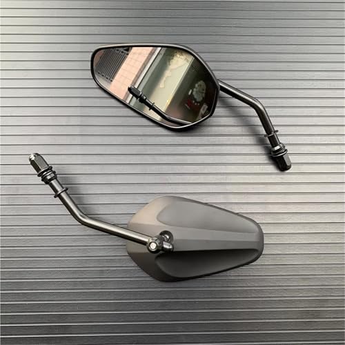 Mbxpxe Motorrad Rückspiegel Motorrad Rückspiegel Rückansicht Spiegel Glas Rückseite Spiegel Rechts Links Für 883 1200 48 Bar Spiegel(D) von Mbxpxe