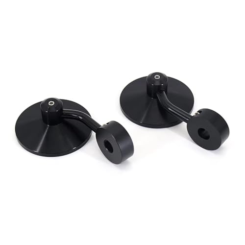 Mbxpxe Motorrad Rückspiegel Motorrad Spiegel Aluminium Griff Bar End Rearview Außenspiegel Zubehör Für RNINET RnineT R NineT R Nine T NINET R9T Bar Spiegel(Black) von Mbxpxe