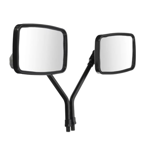 Mbxpxe Motorrad Rückspiegel Paar 10MM Universal Motorrad Rückspiegel Gewinde Schwarz Rechteck Rückspiegel Außenspiegel Für Motorrad Roller ATV Bar Spiegel Mbxpxe Motorrad Rückspiegel Paar 10MM Universal Motorrad Rückspiegel Gewinde Schwarz Rechteck Rückspiegel Außenspiegel Für Motorrad Roller ATV Bar Spiegel von Mbxpxe