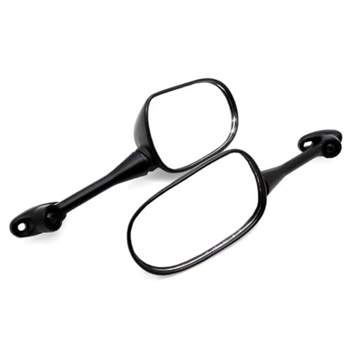 Mbxpxe Motorrad Rückspiegel Paar Schwarze Linke und rechte Motorrad-Rückspiegel für CBR600RR 2003 2004 2005 2006 2007 CBR1000RR 2004 2005 2006 2007 Bar Spiegel von Mbxpxe