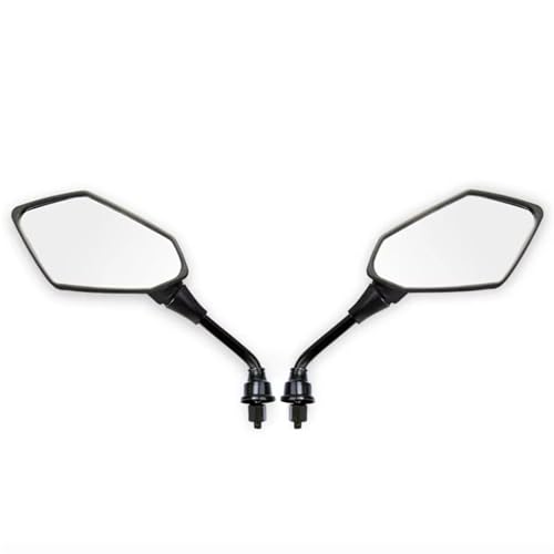 Mbxpxe Motorrad Rückspiegel Universal 10mm 8mm Dirt Pit Bike Motocross Teil ATV Off-Road Motorrad Rückspiegel Motorrad Zubehör Moto Spiegel Schraube Bar Spiegel(10mm) von Mbxpxe