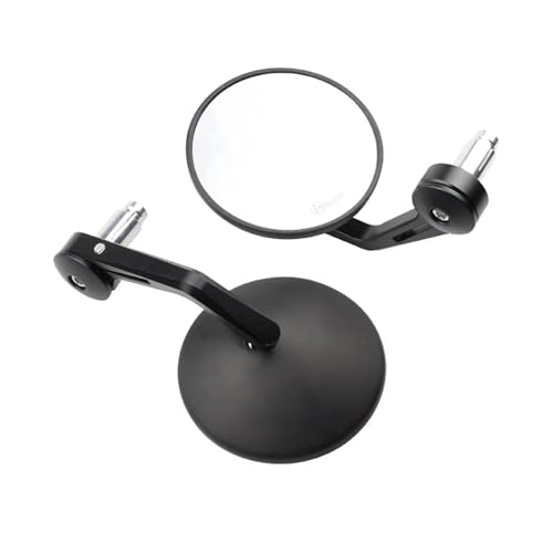 Motorrad Rückspiegel 7/8 "Motorrad Griff Bar End Spiegel Schwarz Seite Spiegel Für CB-R Bar Spiegel(No 3 Mirror) von Mbxpxe