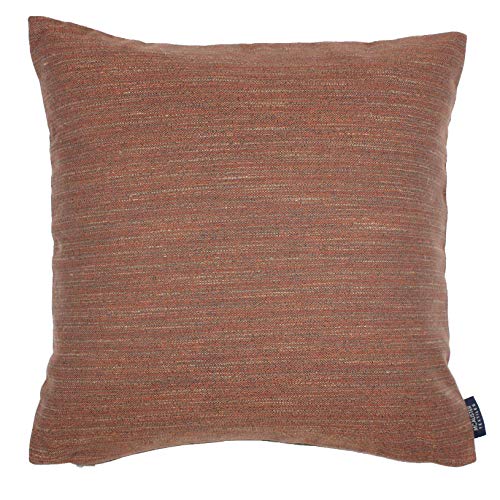 McAlister Textiles Hamleton | Kissenbezug für Sofakissen | 43 x 43 cm in Terracotta Orange | Schlichte Deko Kissenhülle für Sofa Couch von McAlister Textiles