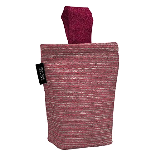 McAlister Textiles Hamleton | ungefüllter Türstopper, Sack | 21 x 17cm | Rot von McAlister Textiles