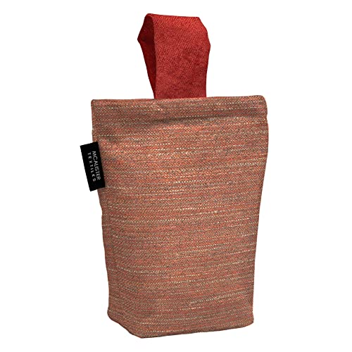 McAlister Textiles Hamleton | ungefüllter Türstopper, Sack | 21 x 17cm | Terracotta Orange von McAlister Textiles