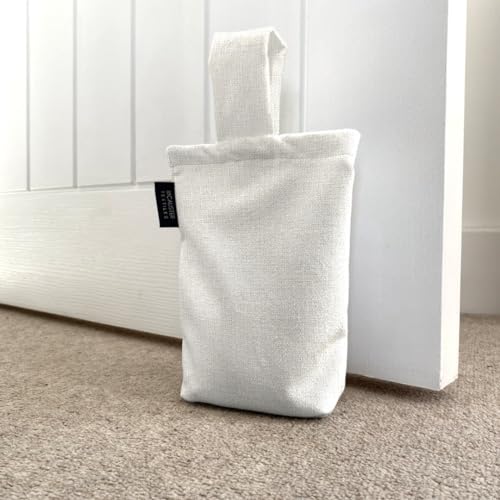 McAlister Textiles Milan ungefüllter Türstopper Sack 21cm x17cm in Natur Beige von McAlister Textiles
