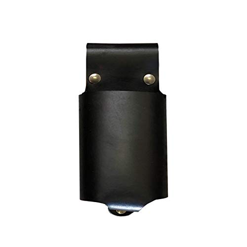 McBrikett Flaschenhalter schwarz, Flaschenholster aus Büffelleder, Bierholster von McBrikett