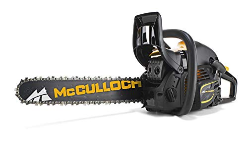 McCulloch Benzin-Kettensäge CS 450 Elite: Motorsäge mit 2000 W Motorleistung, 45 cm Schwertlänge, doppelte Kettenbremse, Start-Stopp-Schalter (Art.-Nr. 00096-66.317.18) von McCulloch