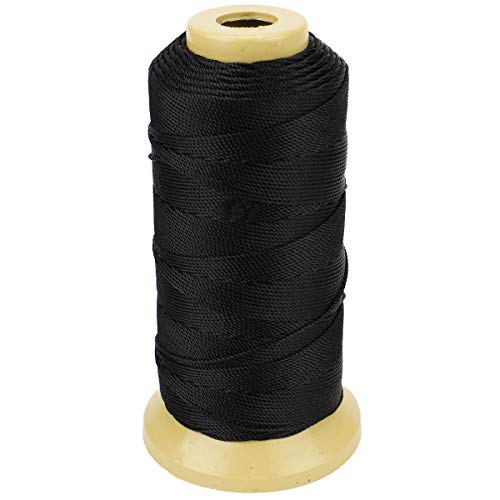McFanBe Twisted Nylon Linie Schnur String Cord für Gartenarbeit Marking DIY Projects Crafting Mauerwerk (Schwarz, 1mm-656 feet) von McFanBe
